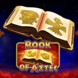 Book of Aztec slot logo by Amatic Industries at Herospin CasinoBook of Aztec