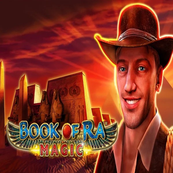 Book of Ra Magic logo by Greentube Herospin Casino