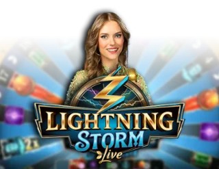 Official Live Casino logo: Lightning Storm by Evolution at Herospin Casino