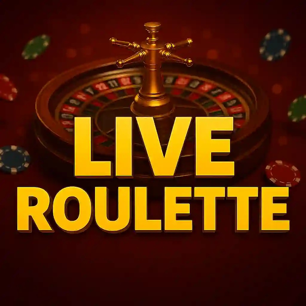 Live Roulette online game logo by Evolution on herosspin.com