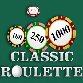 Roulette slot logo by OneTouch Games at Herospin CasinoRoulette